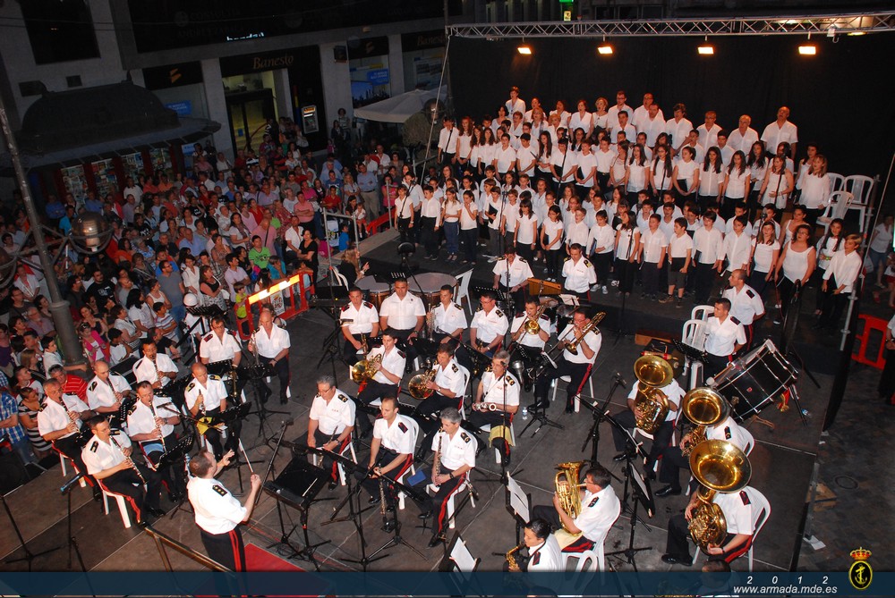 Concierto de la Banda de Infantería de Marina en Cartagena